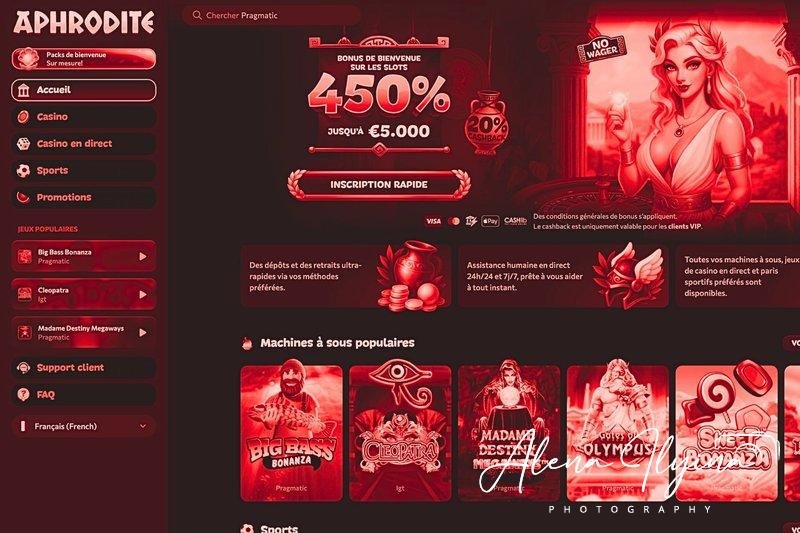 Image: Découvrez l'Aphrodite Casino En Ligne : Jouez aux Jeux de Chance avec Sécurité Image: Découvrez l'Aphrodite Casino En Ligne : Jouez aux Jeux de Chance avec Sécurité